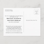 計画のユーカリ変更結婚延期 ポストカード (裏面)