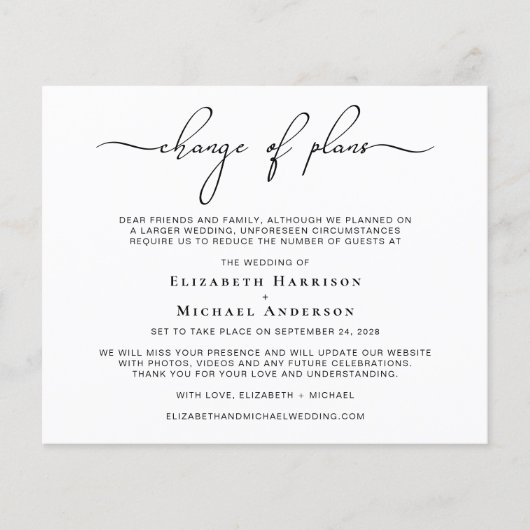 計画の予算変更スクリプト結婚の発表 (正面)