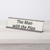 計画の人 デスクネームプレート (正面)