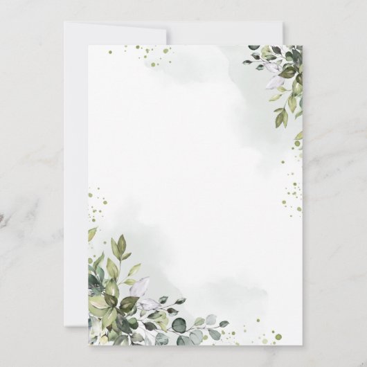 計画の変エレガント更結婚植物園 セーブザデート (裏面)