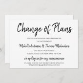 計画の変シンプル更 セーブザデート (正面/裏面)