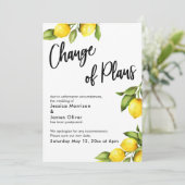 計画の変更が延期された結婚カード 招待状 (スタンド正面)