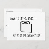 計画の変更の延期または取り消結婚し ポストカード (正面/裏面)