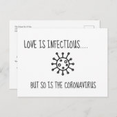 計画の変更の延期または取り消結婚し ポストカード (正面/裏面)