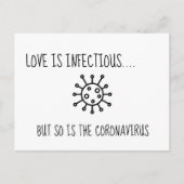 計画の変更の延期または取り消結婚し ポストカード (正面)