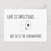 計画の変更の延期または取り消結婚し ポストカード (正面)