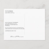 計画の変更イエローサンフラワー ポストカード (裏面)