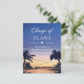 計画の変更サマーパームビーチ灯 ポストカード (スタンド正面)