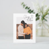 計画の変更シンプルScriptの延期 ポストカード (スタンド正面)