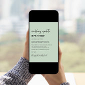 計画の変更新規会場Sage結婚の更新 案内状