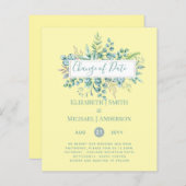 計画の変更日付緑のユーカリイベント (正面/裏面)