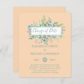 計画の変更日付緑のユーカリイベント (正面/裏面)