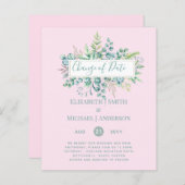 計画の変更日付緑のユーカリイベント (正面/裏面)