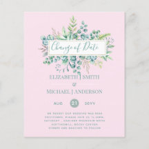 計画の変更日付緑のユーカリイベント