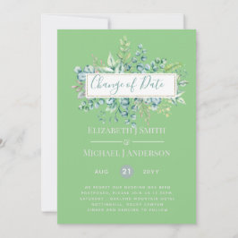 計画の変更日付緑のユーカリイベント