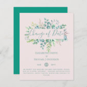 計画の変更日付緑のユーカリイベント (正面/裏面)