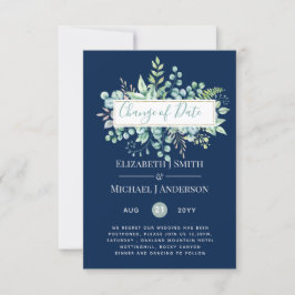 計画の変更日付緑のユーカリイベント