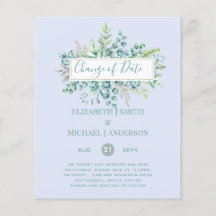 計画の変更日付緑のユーカリイベント