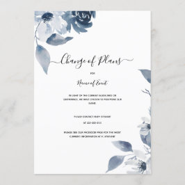 計画の変更、イベントの取消 招待状