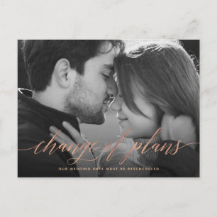計画の変更  写真結婚の延期 ポストカード