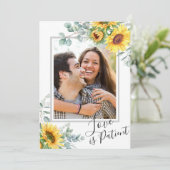 計画の変更Love is persistent 結婚 Respended 招待状 (スタンド正面)