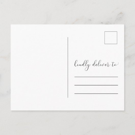 計画の延期変結婚更 案内ポストカード (裏面)