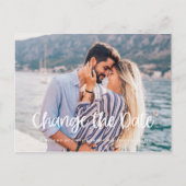 計画の延結婚期はがきの変更 ポストカード (正面)