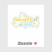 計画の概念 シール (シート)