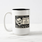 計画の欠乏 ツートーンマグカップ (左)