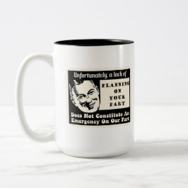 計画の欠乏 ツートーンマグカップ