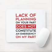 計画の欠如 マウスパッド (マウス)