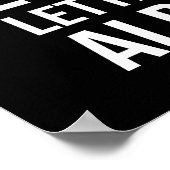 計画もしAの失敗 – 成功おもしろいやる気を起こさせる ポスター (角)