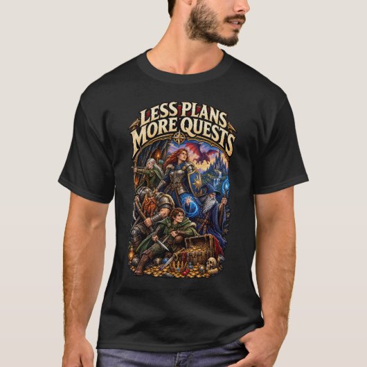 計画よりクエスト Tシャツ (正面)