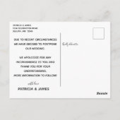 計画エレガントの魔法およびはっきりしたフローラ変更 ポストカード (裏面)