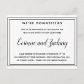 計画エレガントはがきの変更 ポストカード (正面)