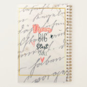 計画オン目的ボスバーベプランナー プランナー手帳 (裏面)