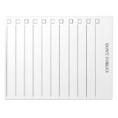 計画カスタムの生産性をリストアップする方法 ノートパッド (正面)