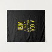 計画ゴールのない感動的引用文 タペストリー (正面(横))