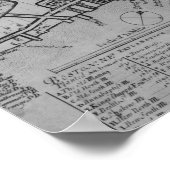 計画ボストン，ニューイングランド， 1739 ポスター (角)