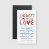 計画与え日の変更にドーナツ磁気 (正面/裏面)