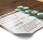 計画変更の延期ユーカリ フォトプリント (角)