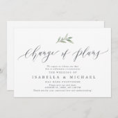 計画変更延期結婚発表 招待状 (正面/裏面)