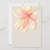 計画変更 水彩花柄シャワーメール便 招待状 (裏面)