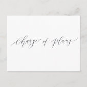 計画変更 緑の結婚式 延期のお知らせ ポストカード (正面)