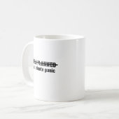 計画的な慌てぶり コーヒーマグカップ (正面左)