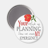 計画磁石の欠如 マグネット (正面/裏面)