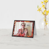 計画通りではないとユーモラスに認める カード (黄色い花)