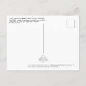 "計画"聖なる書物、 経典はがきエレミヤ29:11 ポストカード (裏面)