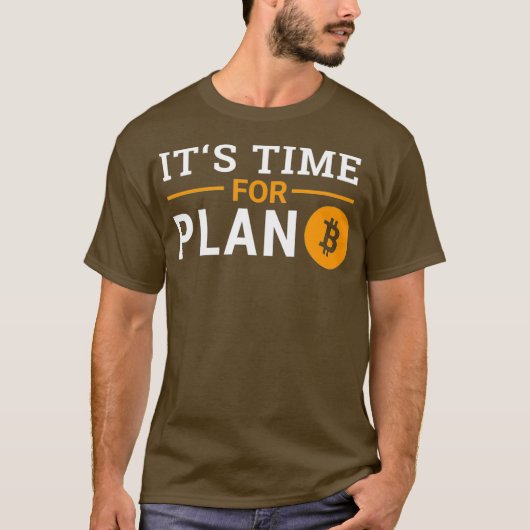 計画B Bitcoinの時期 Tシャツ (正面)