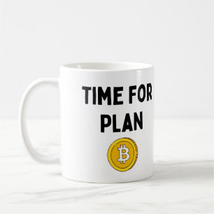 計画B Bitcoinの時間 コーヒーマグカップ